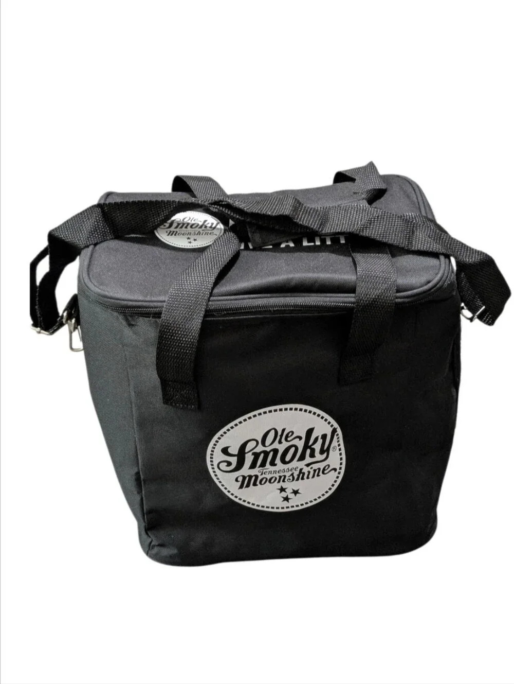 Ole Smokey Moonshine Black Insulated Cooler Bag